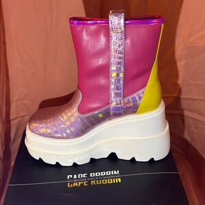 Cape Robbin Multicolor Platform Boots